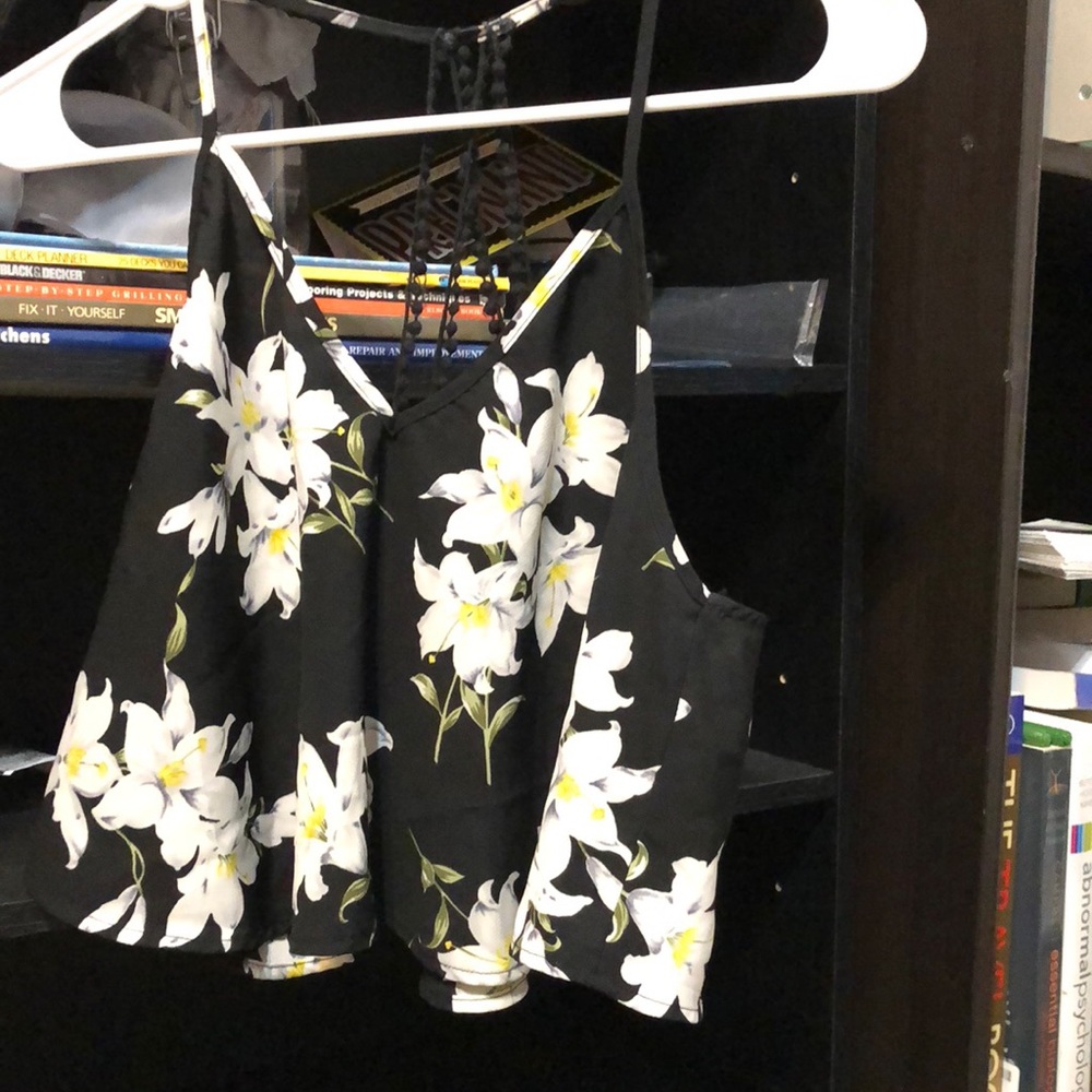 Flowy, flowery crop top